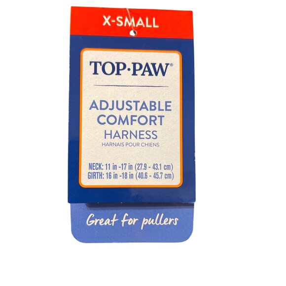 Top Paw Adjustable Comfort Harness Dogs Gray Great for Pullers Size XS NWT - Picture 3 of 4